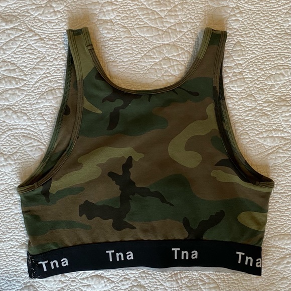 TNA CAMO CROP TOP - Picture 2 of 2